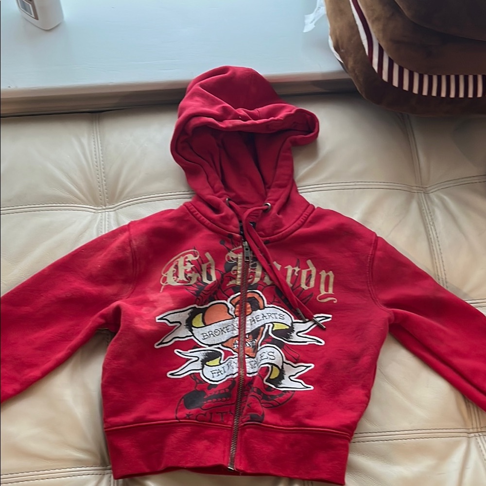 Ed Hardy Kids Red Hoodie